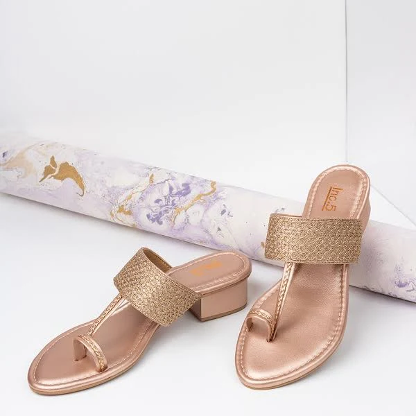 Inc.5 Women's Embellished Block Heel Sandals